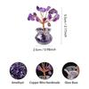1Pcs Natural Mini Crystal Tree Crystal Macadam Reiki Healing Feng Shui Good Luck Money Tree Positive Energy Artificial Bonsai