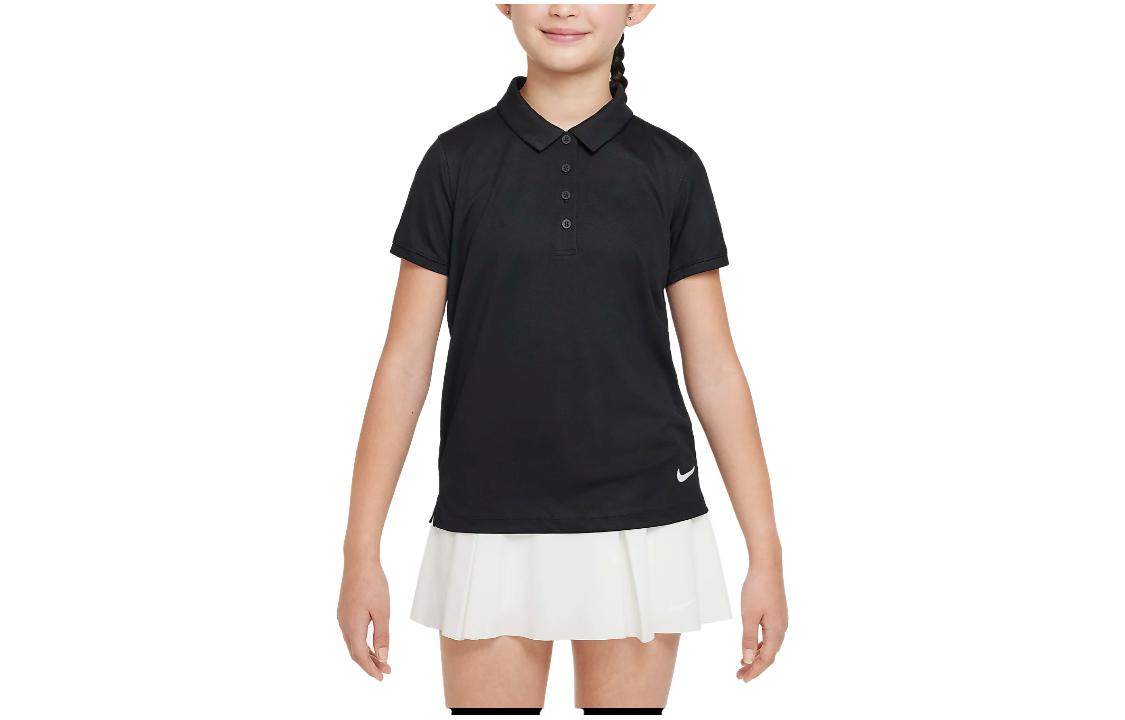 Nike Kids T Shirts Polo Collar Moderate DN1967-010 M