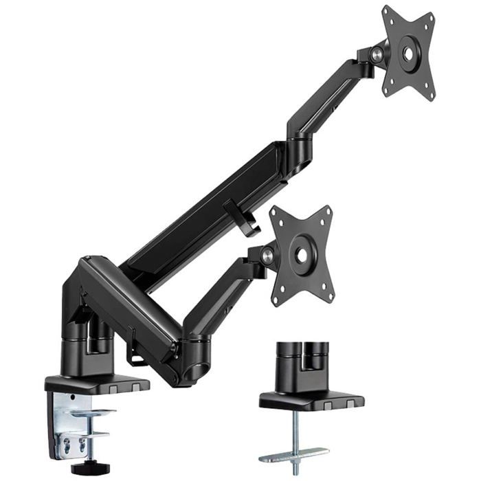 Neomounts DS70-810BL2 X2 Support De Table Pour Écran 43,2 Cm (17) - 81,3 Cm (32) Noir Inclinable + Pivotant, Réglable
