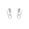 2024 Trend: Silver Needle Tulip Light Luxury Stud Earrings for Women – Comfortable for Sleeping