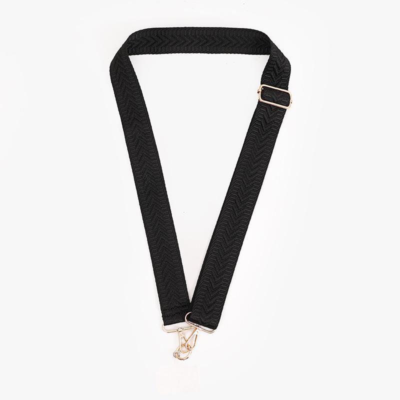Hot-selling 3.8CM Solid Color Bag Strap Shoulder Strap Messenger Women's Bag Fashion Printed Wide Strap Bag Parts Accessories
