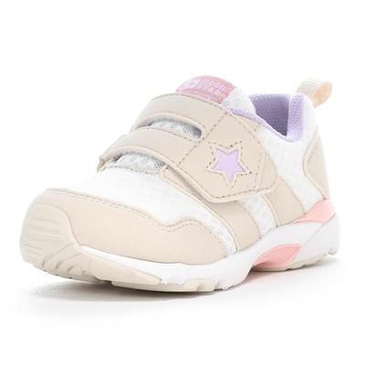 Sneakers MS C2259 Athletic Shoes Water Repellent 3E Wide Kids Boys Girls Ivory Cm [Moonstar] 16.0