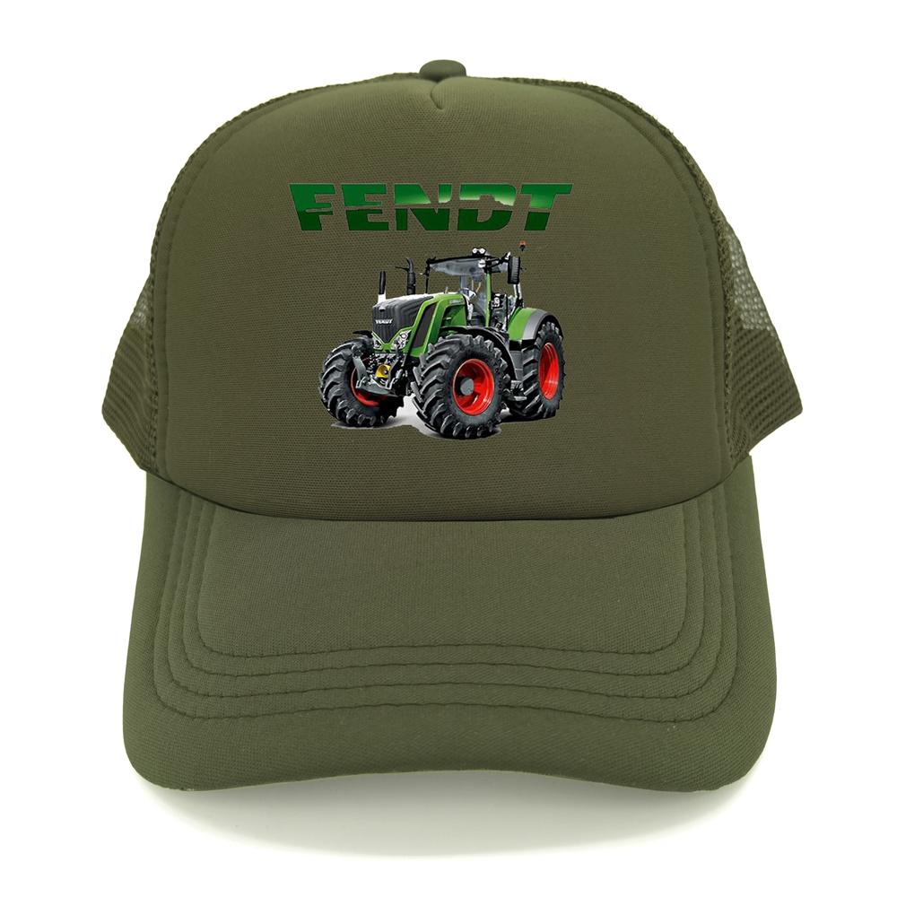 Berretto da camionista Fendt Unisex Divertente Trattore Agricolo Agricoltura Cappello Fendt Cappellino da baseball Fresco Estivo Berretti Unisex a Rete