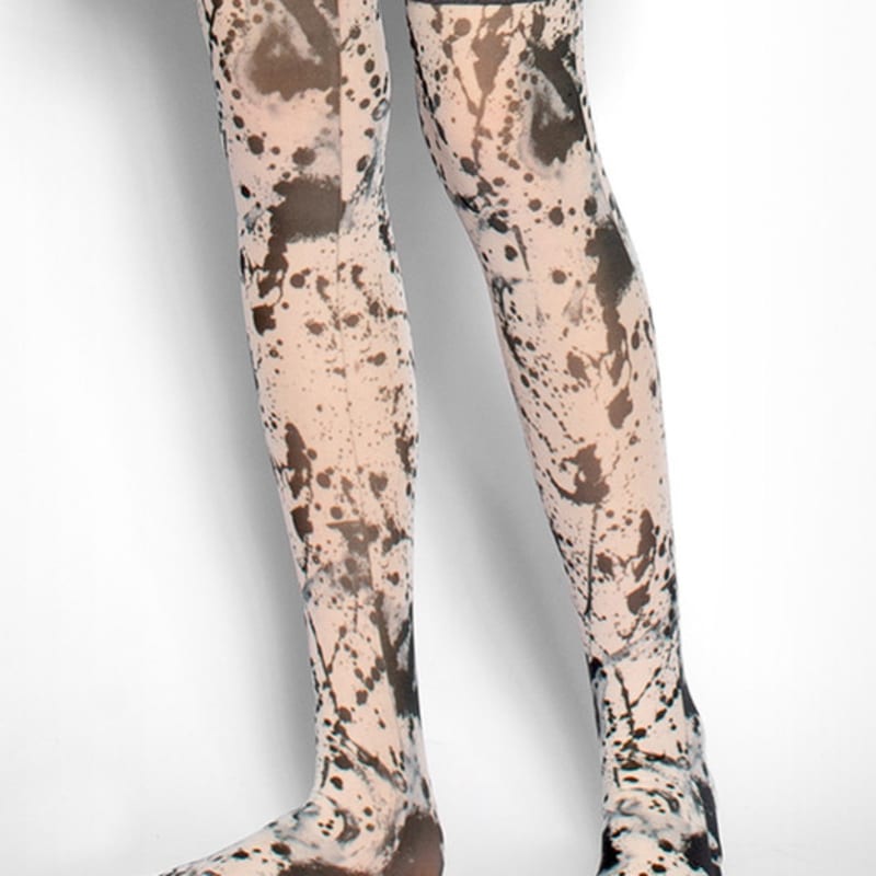 

Романтичные тигровые чулки до колена цвета древесного угля Free