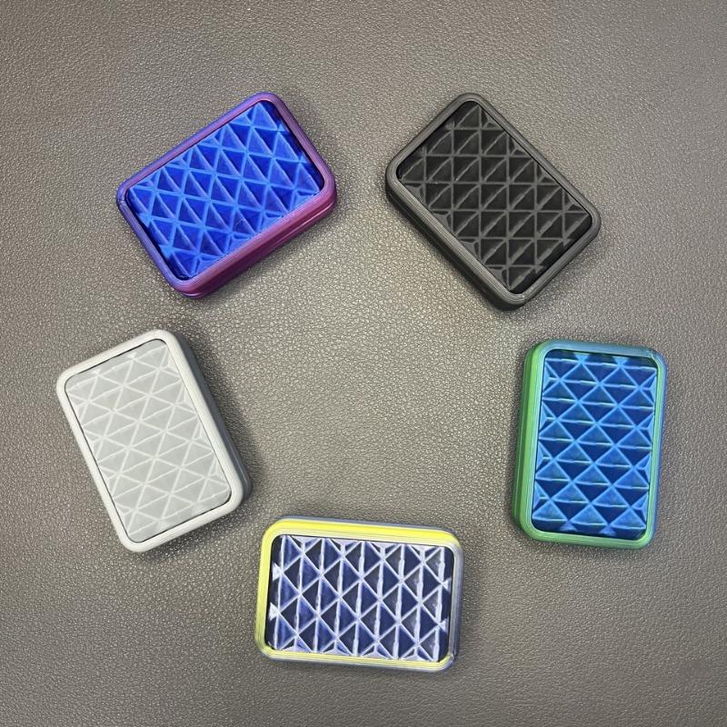 Magnetic Push Card 3D Printed Mechanical Slider Pushing Plate Coin Mini Fidget EDC Relieve Stress Relief Toy Antistresse Anxiety