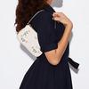 New COACH Nolita Cow Leather Detail Mahjong Bag Shoulder Bag Handbag Shoulder Bag Wrist Bag Small Size Women's White C9924-IMOTV