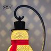 Winter Holiday Decor Christmas Snowman Lantern, Decorative LED Bedside Lamp, Hanging Ornaments Table Night Light for Home Bedroom Indoor Lantern