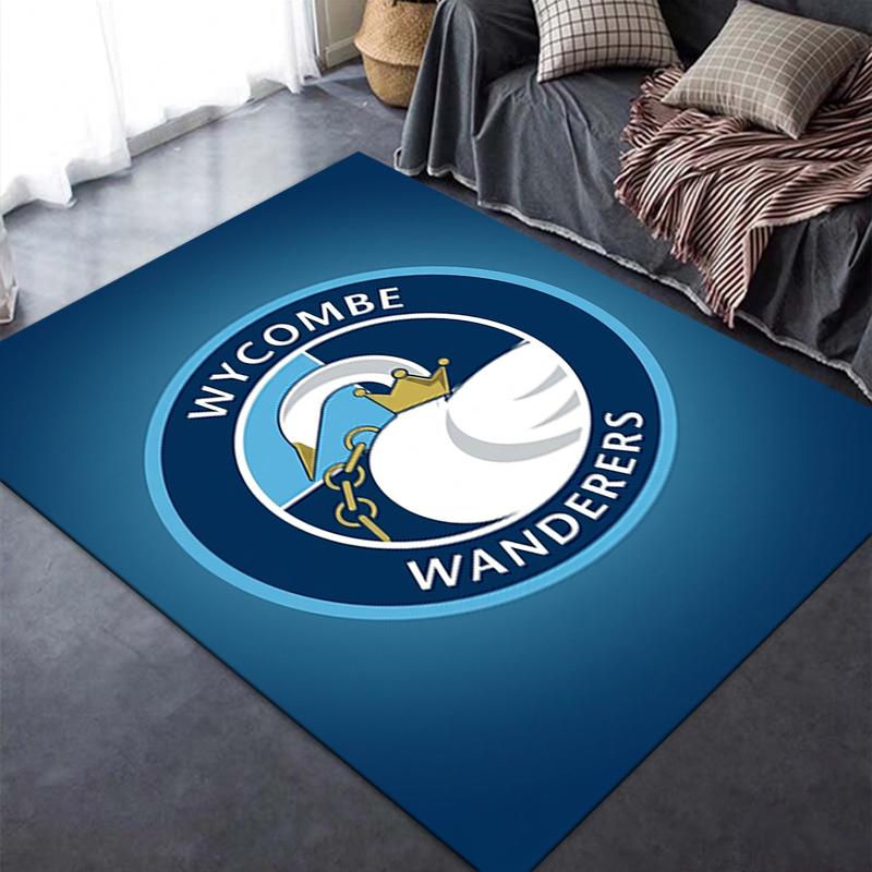 Wycombe Wanderers Fc Carpet Rug For Living Room Bedroom Home Sofa Decorationkids Play Nonslip Floor Mat
