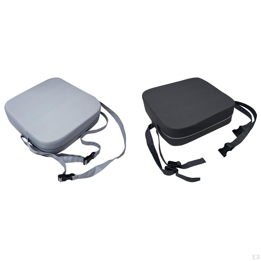 Booster Cushion High Chair Pad with Straps Soft Removable Cover Chairs Children Dining Seat
