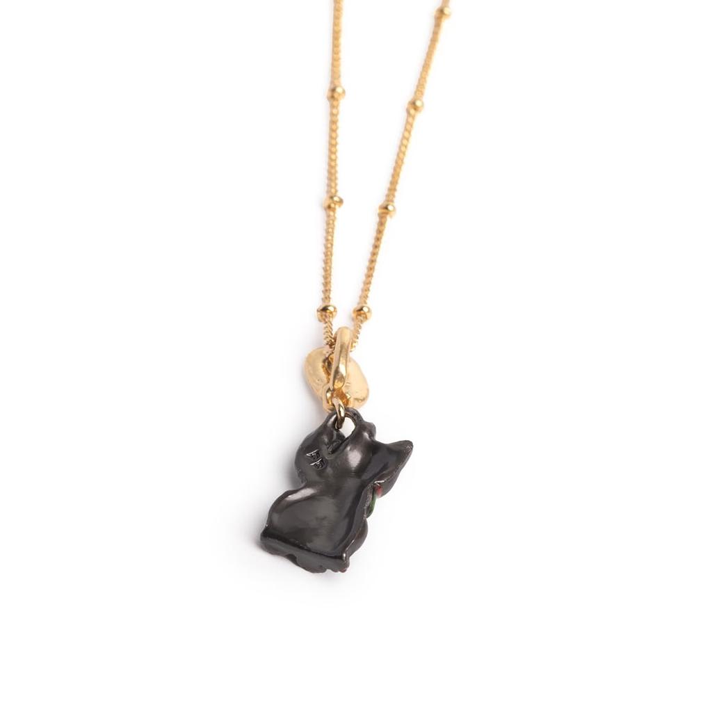 [Palnart Poc] Palnart Poc: Maneki Biyori Necklace (Black)