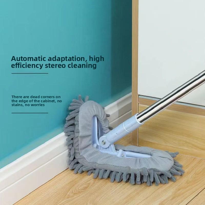 360 Degrees Rotateable Multi Functional Soft Silicone Head Household Mop