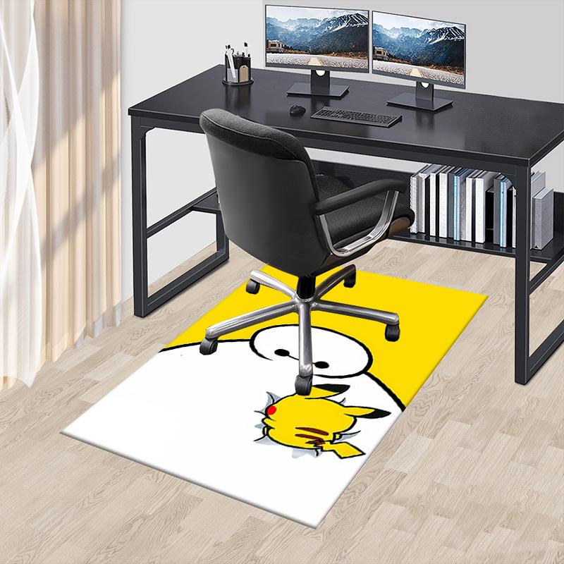 1pc Big Hero Pikachu Adventure Carpet for Playroom Bedroom Living Room Sofa Home Decor,kids Game Area Rug Non-slip Floor Mat Y72388