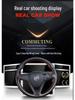 Cowhide Leather Hand-Stitched Steering Wheel Cover - Multiple Sizes & Colors Available