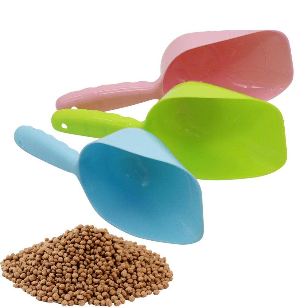 

1 Pcs Mutli-function Environmental Plastic Spoon Pet Dog Cat Cute Food Feeder Bowl Shovel Scoop Tool Pet