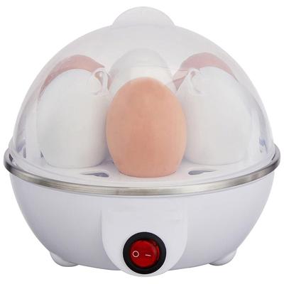 Cozedor de Ovos Elétrico | 3 Modos de Cozimento | Operação Automática | Proteção Contra Superaquecimento | 75ml | Plástico | Branco