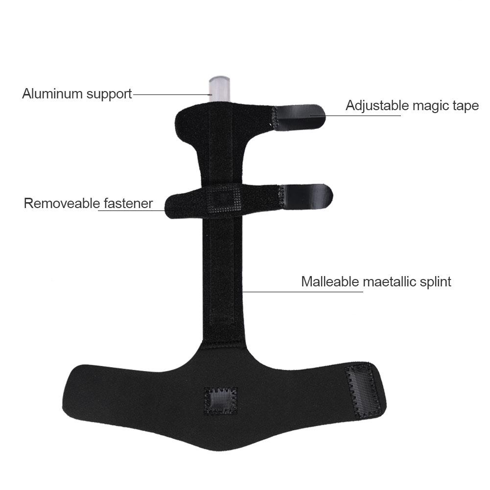Adjustable Aluminium Finger Splint Hand Support Recovery Brace Protection Injury Aid Tools