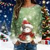 Christmas Sweatshirts For Women Knit Sweater Cute Shirt Fall Crewneck Pullover Tops