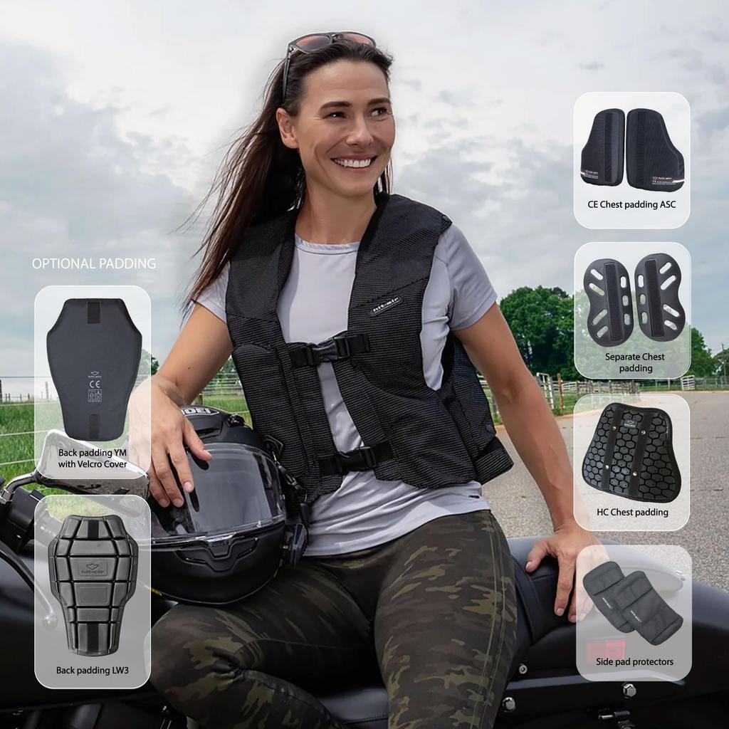 Airbagweste Schwarz L Hit-Air (Mugen Denko) MLV-C