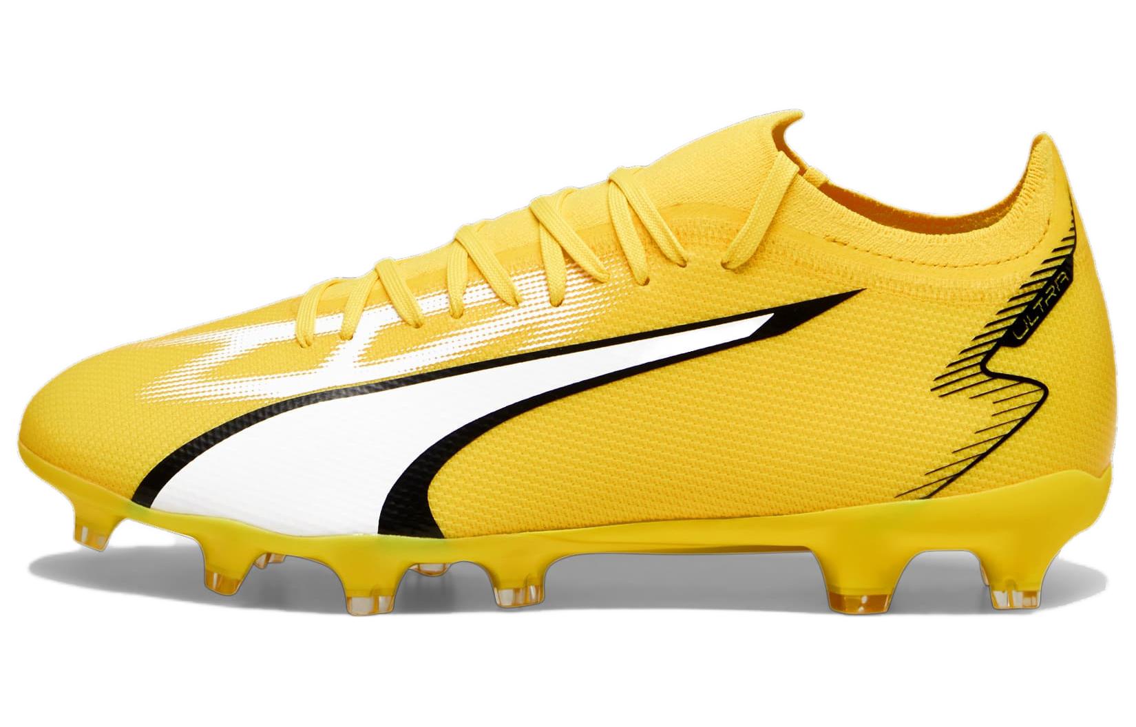 PUMA Ultra Match FG/AG Yellow Blaze White Black 107347-04 44
