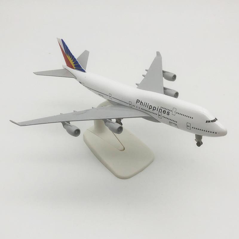 Philippines 747 Alloy Aircraft Model With Landing Gear For Collectors And Aviation Enthusiasts