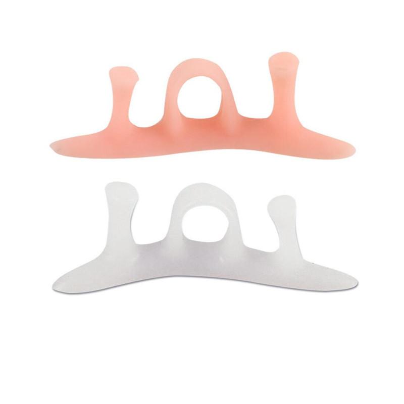 Silikon-Zehenspreizer, Hallux-Valgus-Orthese, Ballenpflege, überlappender Zehenhammer, Zehenkorrektur, Fußpflege-Werkzeug