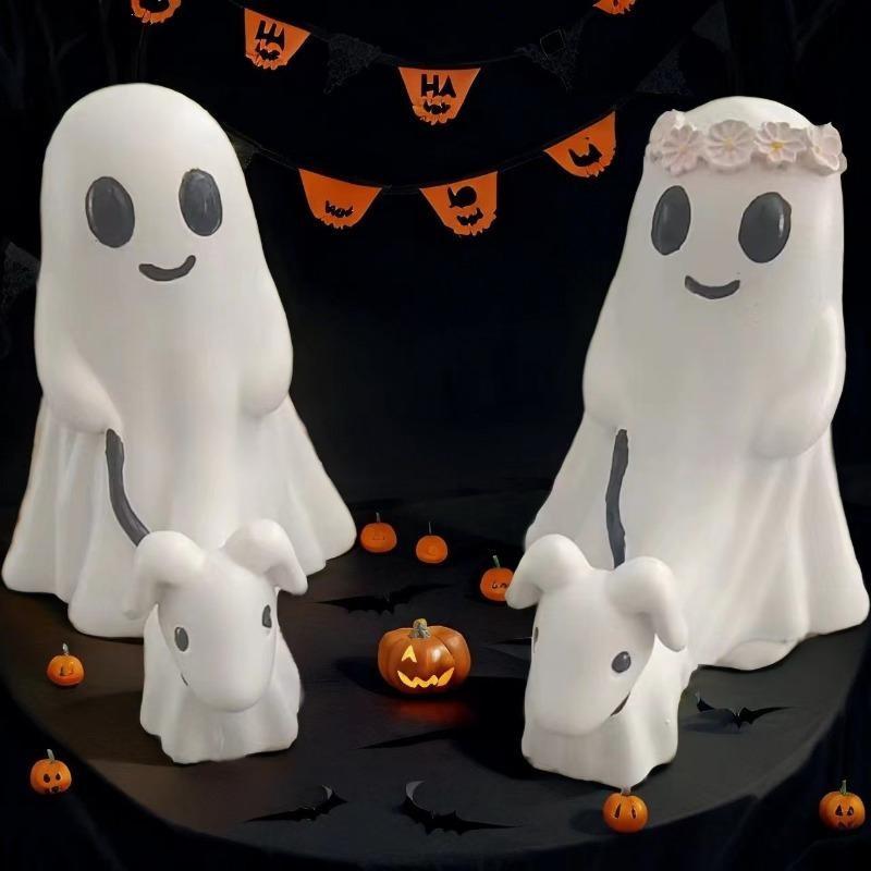 Neue Halloween Geist Hund Spaziergang Dekoration Ornament Dekoration Zuhause Hof Dekoration Geist Horror Kunst