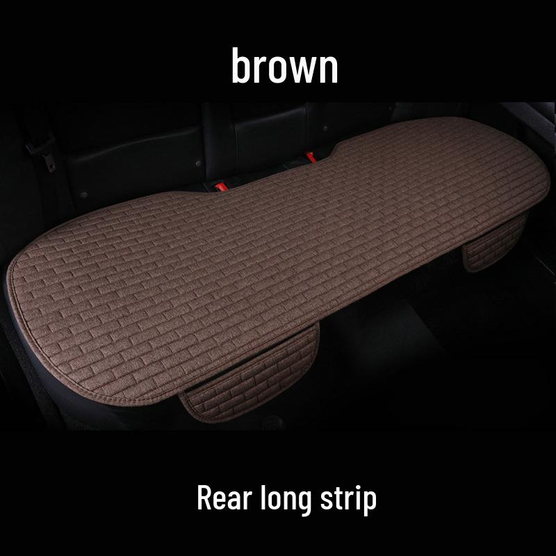 Cushion Linen Backrest Car Universal Nonslip Wearresistant Comfortable For All Seasons