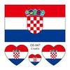 World Cup 2026 National Flag Waterproof Tattoo Stickers for Sports