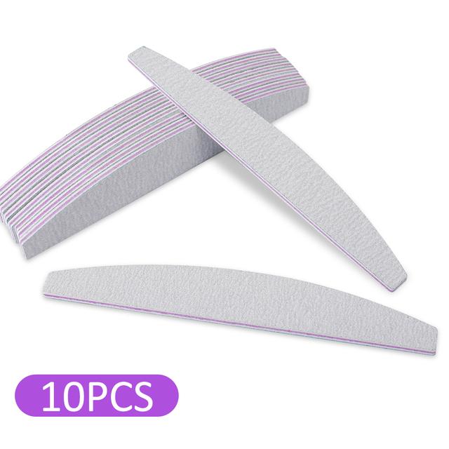 5/10 sztuk profesjonalny pilnik do paznokci papier ścierny gruby Manicure pilnik do paznokci do lakieru żelowego narzędzie do zdobienia paznokci akcesoria
