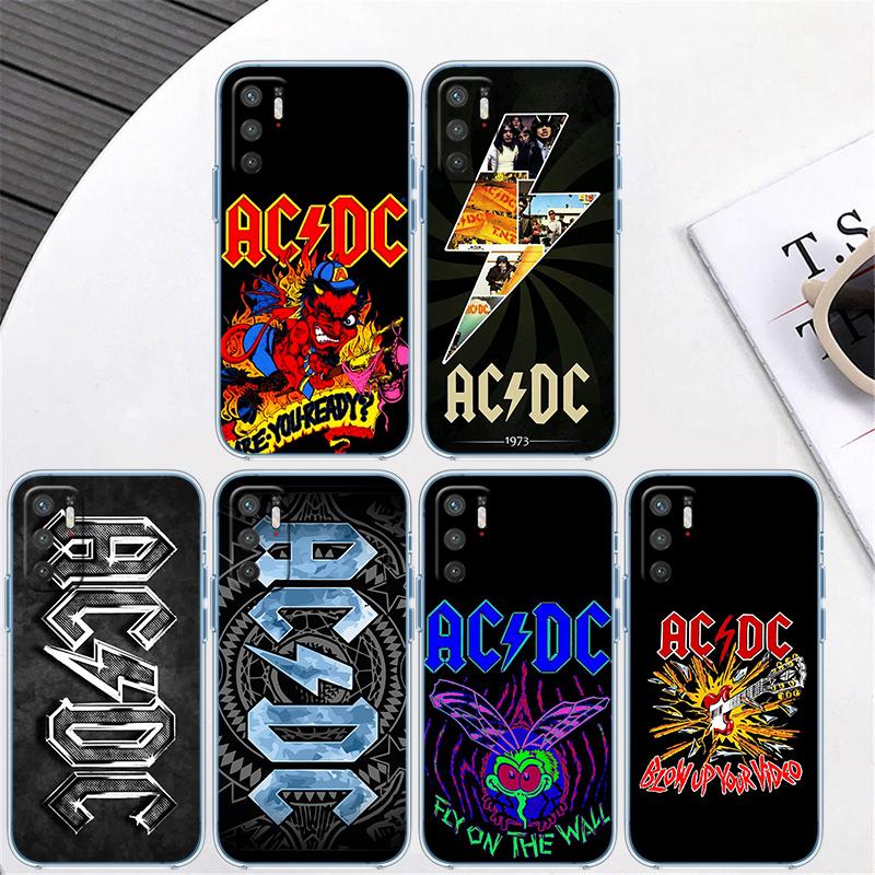 A-acdc Transparent Phone Case for Motorola Moto E13 E15 E20 E22 E22I E22S E30 E32 E40 E7 E7I G Plus Power Play Stylus G22 G14