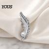 Electroplated Brooch Faux Pearl Rhinestone Feather Brooch, Men Women Lapel Pin, Elegant Pin Sweater Cardigan Coat Business Suit Clothing Jewelry