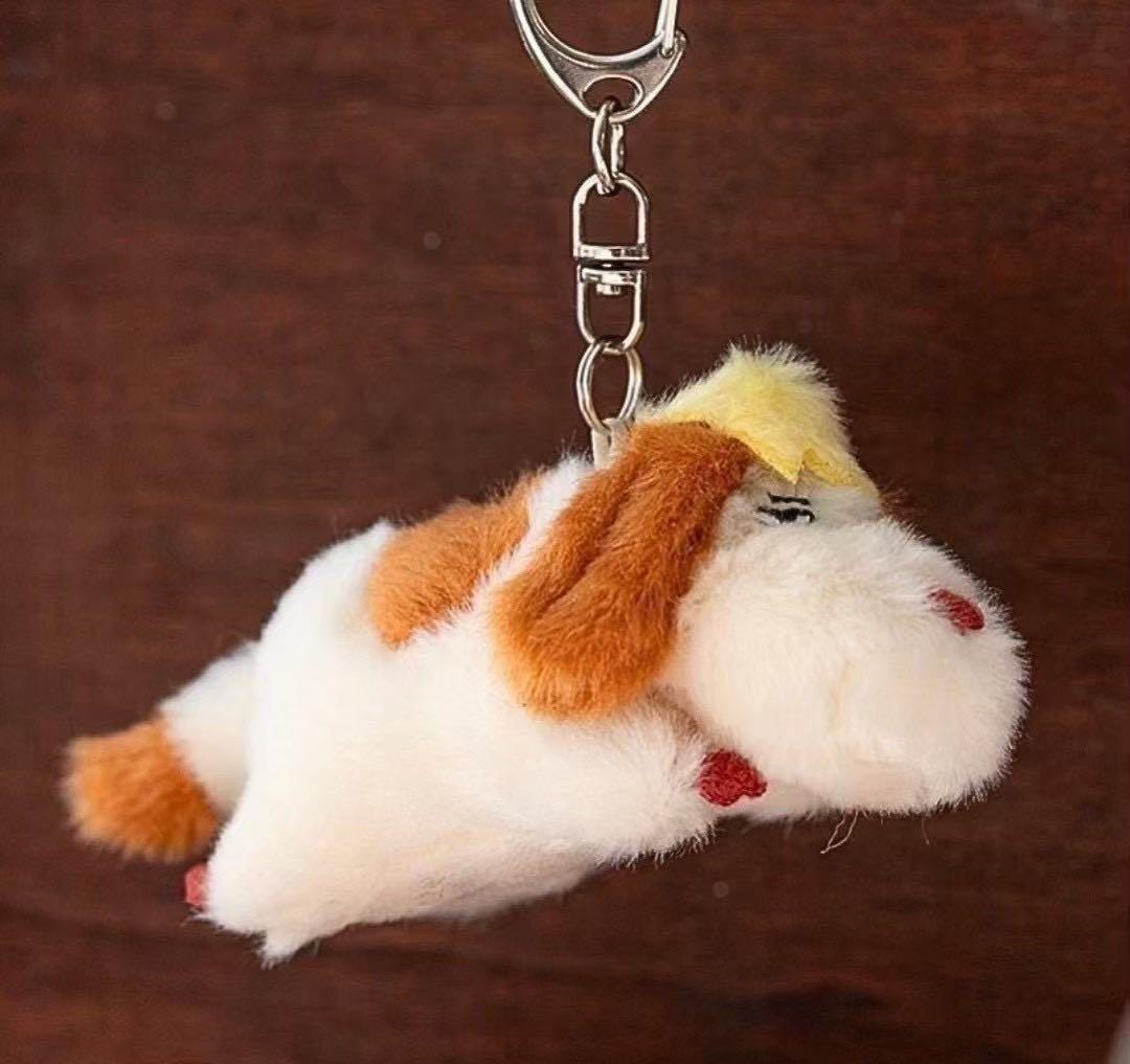 Howls Moving Castle Hin Heen Dog Soft Key Chain Holder Ghibli Park Limited