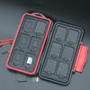 Memory Card Case Portable Large Capacity Waterproof Anti-Shock Camera Memory Card Holder Organizer Carrying Storage Box