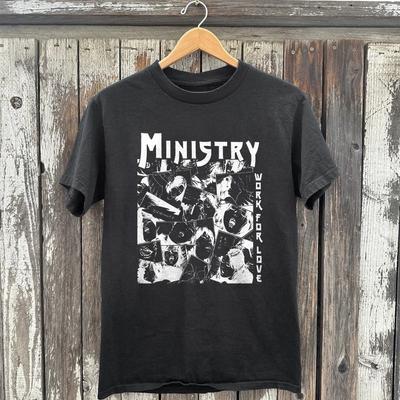 Ministry Work For Love Unisex Black Cotton T-Shirt