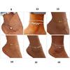 Adjustable Anklet for Women Girls Multilayer Ankle Bracelet Elegant Multi Layer Designs Waterproof Beach Jewelry