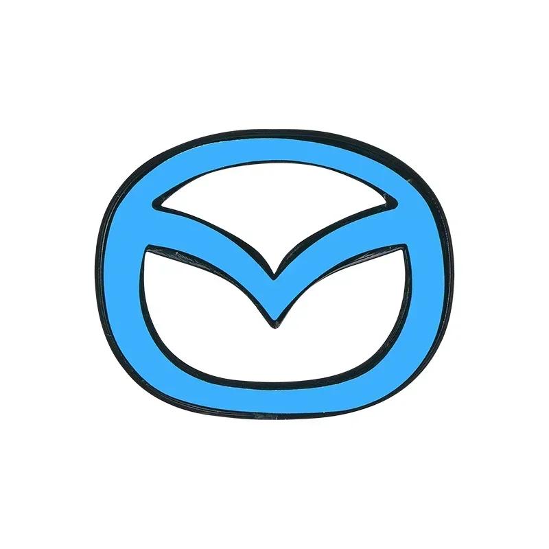 2025 Hot Car Steering Wheel Sticker Emblem Decal Badge Decoration Accessories For Mazda 3 Axela 6 Atenza CX-5 2 Demio CX-3 CX-30