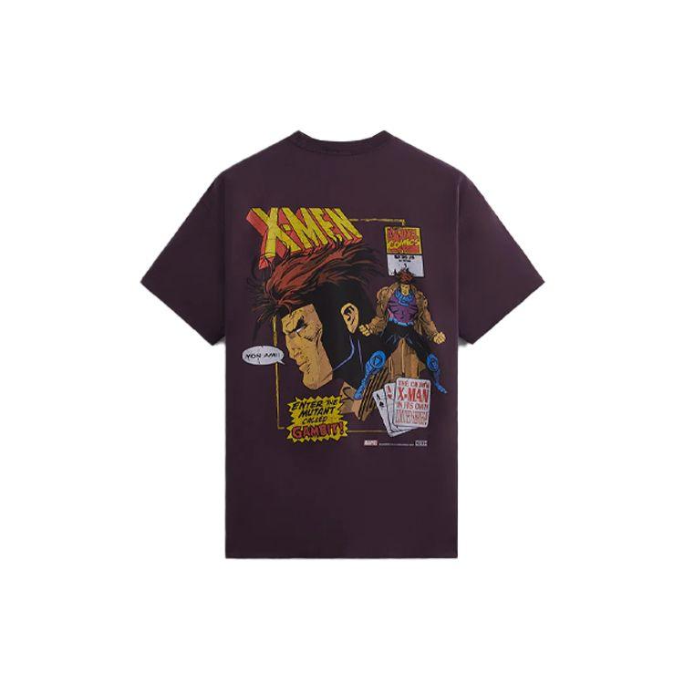 Kith For X-Men Gambit Vintage Tee Nouveau Unisex Tops Purple KHM031359-507 S