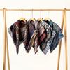 Silk scarf premium herringbone pattern double-sided printed square scarf 91 autumn and winter decorative gift high-end scarf silk scarf gift