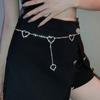 Metal Heart Chain Belts for Women Waistbands for Dress Waist Chain Belts   Belly Chain