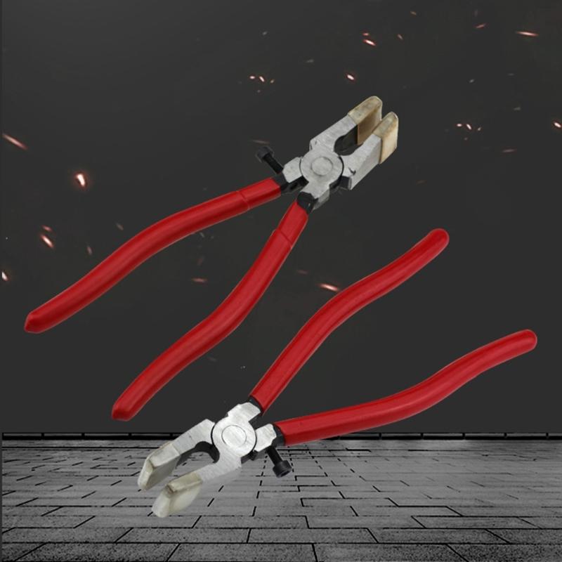 Flat Nose Pliers 8Inch Adjustable Glass Pliers To Clamp Tile Floor Glass Trimming Pliers Tool Multi-Functional