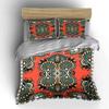 Bohemian Floral Mandala Style Bedding Duvet Cover Set  (1*Duvet Cover 2*Pillowcases, Without Duvet Insert)