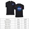 Logo Retro Nasa Vintage Look Space Short Sleeve Mens Cotton Tshirt Tee Tops