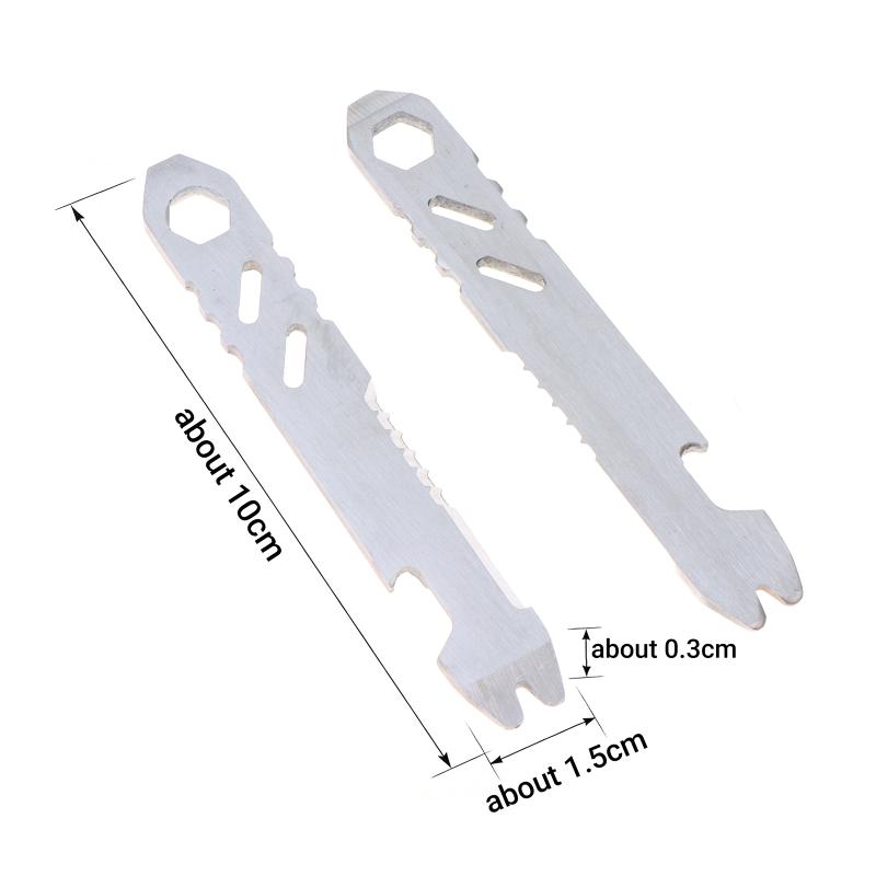 Multifunctional Survival Crowbar Set 1/3/5Pcs with Allen Wrench Bottle Opener for Camping Backpacking Emergency