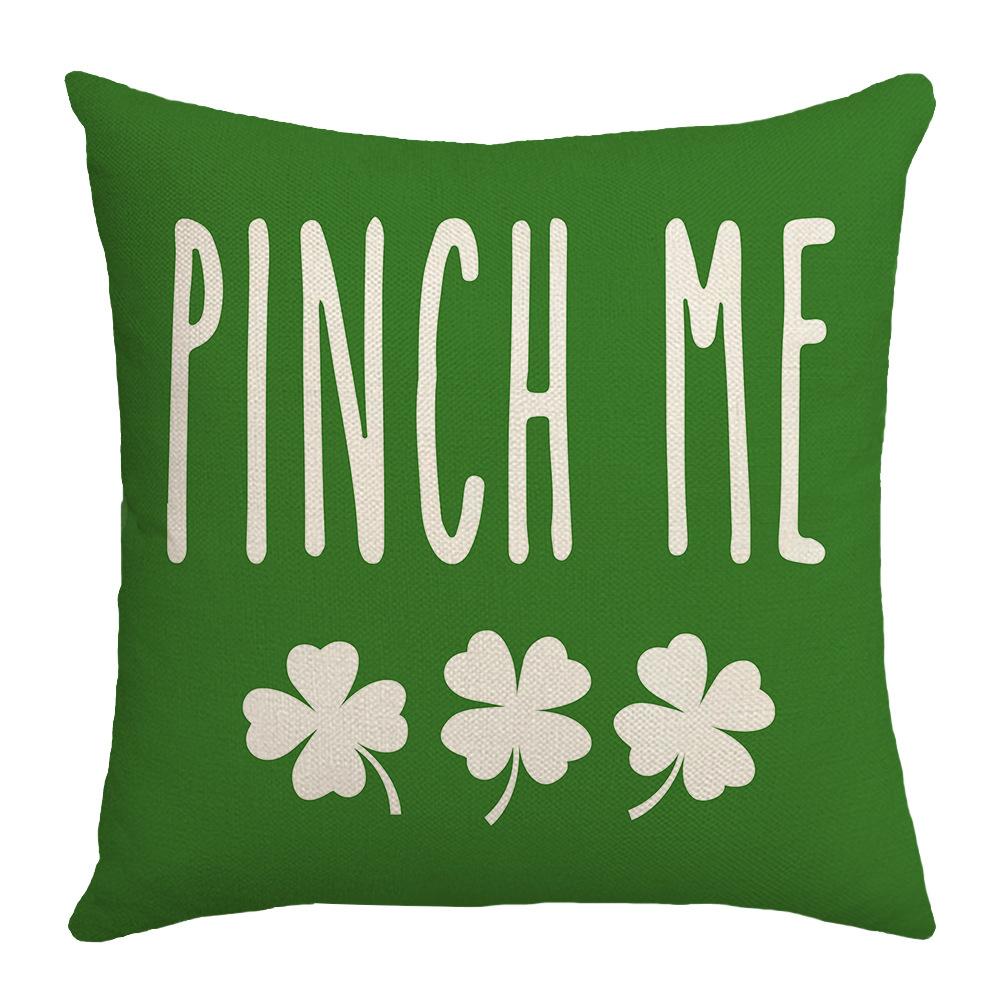 Holiday Lucky Sofa Pillow Cover Lumbar St. Patrick's Day Decorative Printed Pillow
