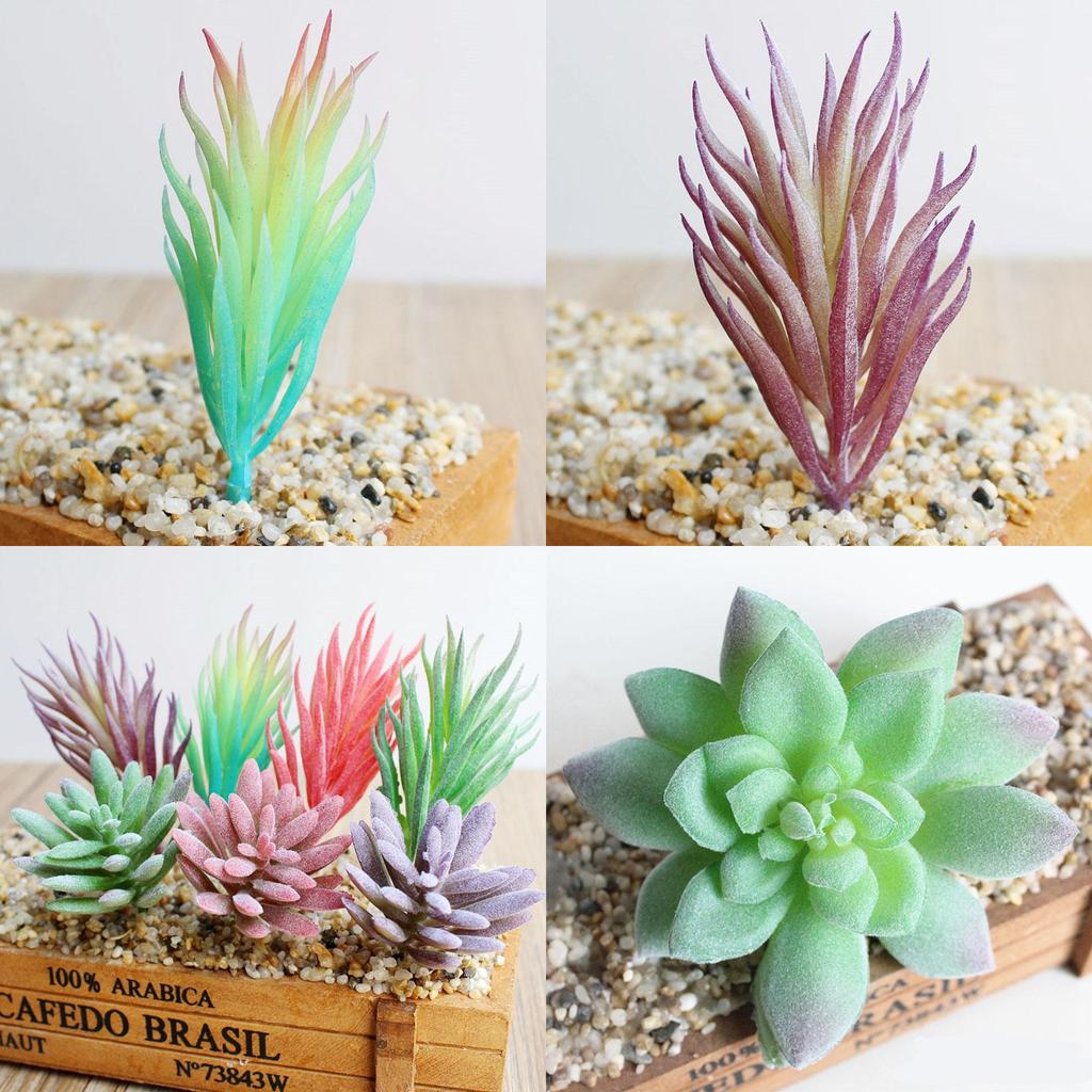 Lively Mini Artificial Succulents To Enhance Your Home Office And Garden Decor
