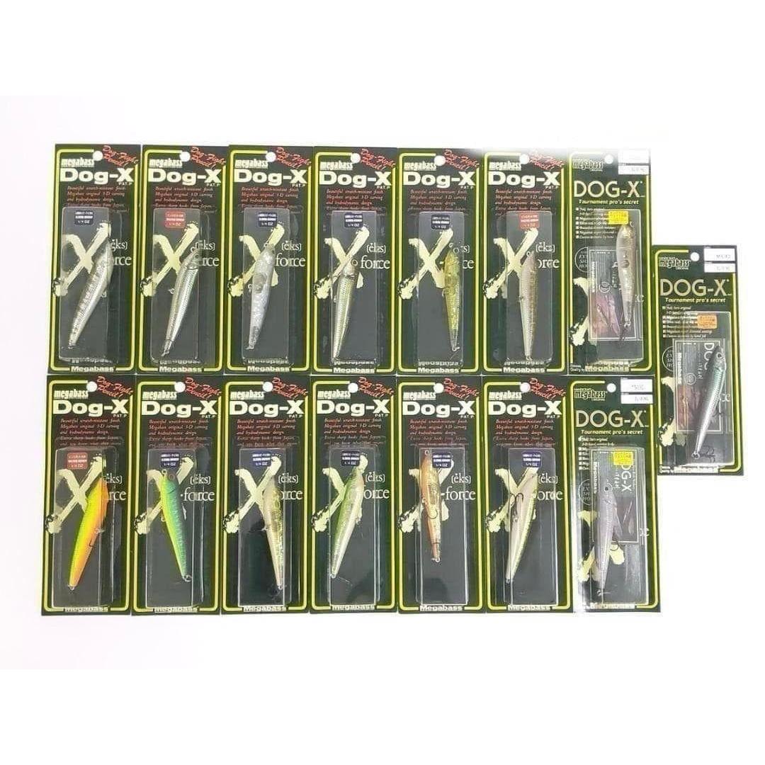 Used Megabass DOG-X Dog X 15-piece set, unused item