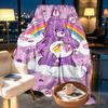 Care Bears Print Blanket - Soft & Comfortable, for Bedroom, Travel, Sofa, Home Decoration - Birthday Christmas Gift for Friend