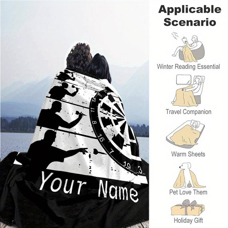 Dart Action Schaldecke Personalisierbare Namensoption Weich Bequem Stilvoll Für Schlafzimmer Bett Sofa Büro Camping Wärmend Perfektes Geschenk Für Alle Jahreszeiten