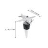 Wine Bottle Stoppers Airplane Shaped Vacumm Sealer Wine Corks Metal Beer Bottle Saver Airplane Bottle Reusable 3D Wine Corks
