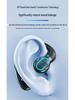F80 Bluetooth Earphones: Over-Ear, Air Conduction, Single-Ear with Digital Display
